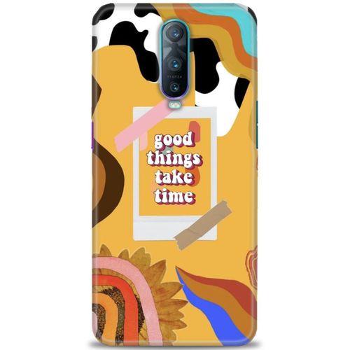 Oppo RX17 Pro Kılıf HD Baskılı Kılıf - Take Time + Tam Ekran Koruyucu