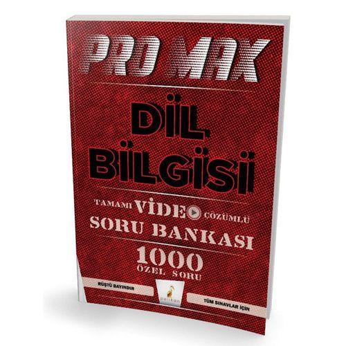 Pro Max Dil Bilgisi Tamamı Video Çözümlü Soru Bankası Pelikan Yayınları