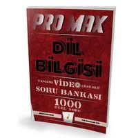 Pro Max Dil Bilgisi Tamamı Video Çözümlü Soru Bankası Pelikan Yayınları