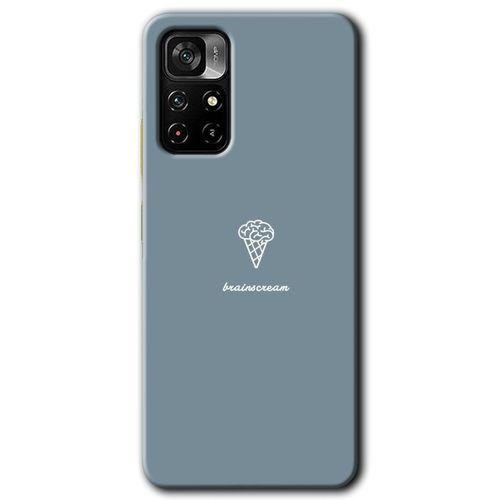 Potkal Hediye Fabrikası Poco M4 Pro 5G Kılıf HD Desen Baskılı Arka Kapak - Beyin Gıdası