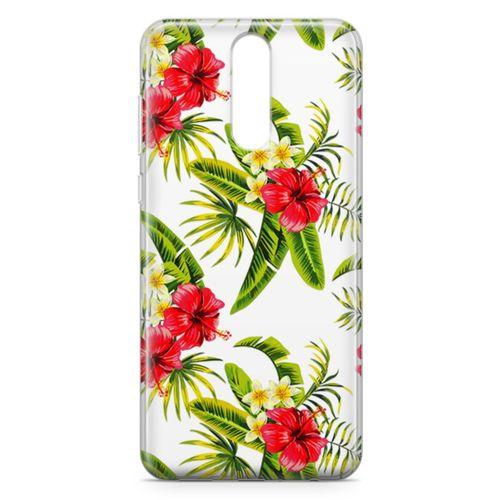 Huawei Nova 2i Kılıf Bodrum Çiçekleri Arka Kapak Koruma Desenli Full Koruyucu
