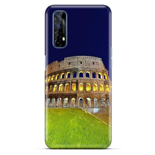 Oppo Realme 7 Kılıf Dünya Mimarisi (24) Darbe Emici Kılıf Kolezyum Roma