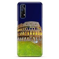 Oppo Realme 7 Kılıf Dünya Mimarisi (24) Darbe Emici Kılıf Kolezyum Roma