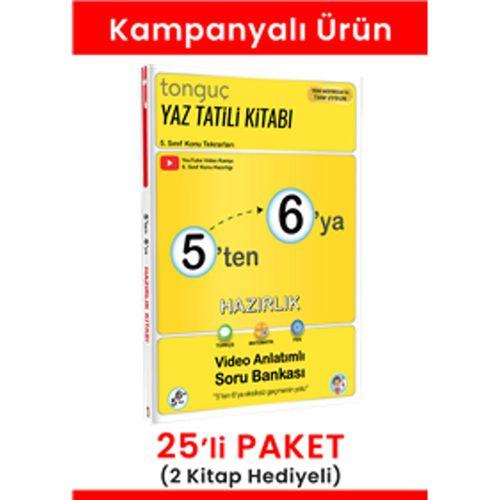 5'ten 6'ya Hazırlık Kitabı 25' li Paket (2 Kitap Hediyeli)