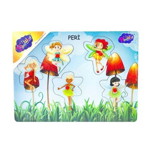 Çocuk 159/160 Onyıl, Ahşap Tutmalı Peri Kızı