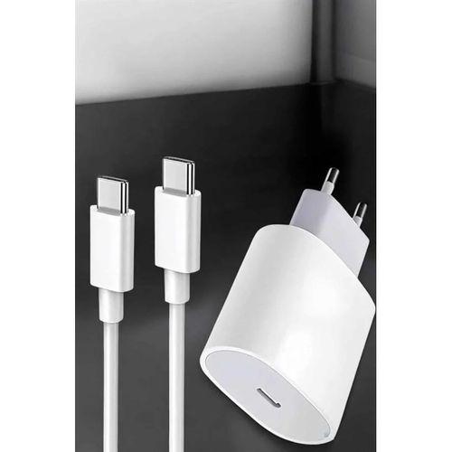 Şarj Aleti İos 15/15 Pro Max Uyumlu Şarj Adaptörü Ve Kablosu