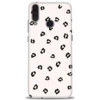General Mobile GM 10 Kılıf HD Baskılı Kılıf - Kahveli Leopar + Tam Ekran Koruyucu