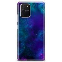 Samsung Galaxy A91 Kılıf Nebula Galaxy Arka Kapak Koruma Desenli Full Koruyucu