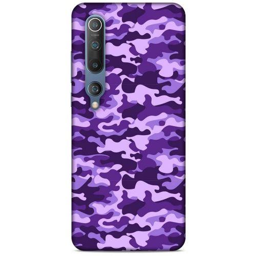 Xiaomi Mi 10 Uyumlu Kılıf Mor Delisi (13) Silikon Kap Kamuflaj