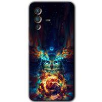 Vivo V23 5G Kılıf HD Desen Baskılı Arka Kapak - Ballı Baykuş