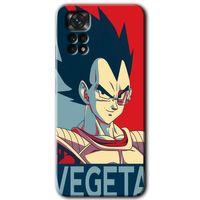 Xiaomi Redmi Note 11 Pro 5G HD Baskılı Kılıf + 9D Tam Ekran Koruyucu - Vegeta