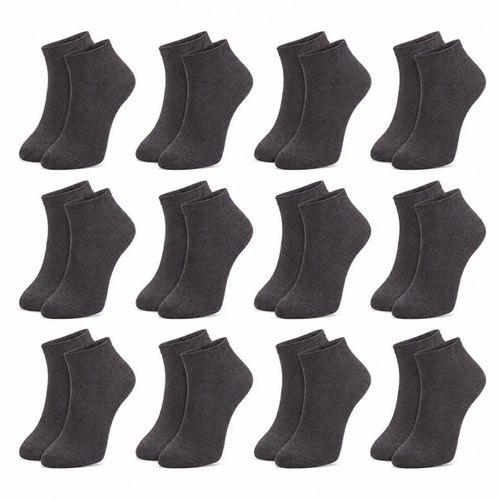 Erkek Pamuklu Patik Çorap 12'li 39-44 | Dikişsiz Burun, Koku Karşıtı, Nefes Alan Sneaker