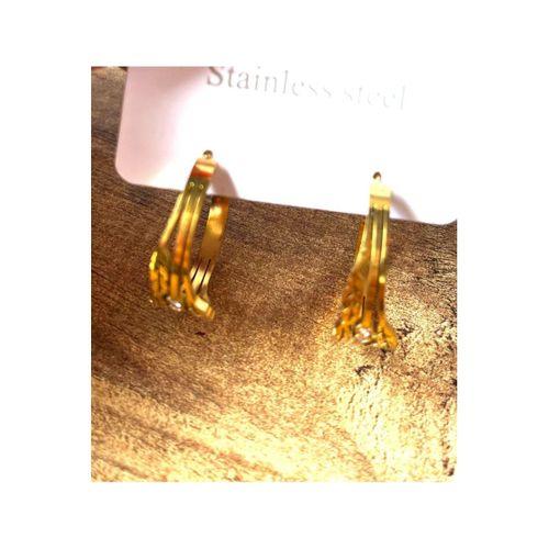 Monalisa Home Gold Renk Lüks Gösterişli Figürlü Küpe