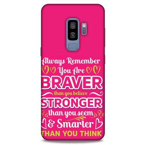 Samsung Galaxy S9 Plus Uyumlu Kılıf Pembe Delisi (50) Shockproof Kılıf Writing