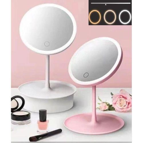 Led Işıklı Dokunmatik Makyaj Aynası 3 Kademeli Işık Ayarlı
