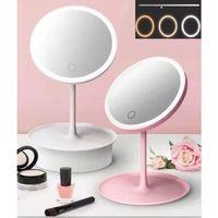 Led Işıklı Dokunmatik Makyaj Aynası 3 Kademeli Işık Ayarlı