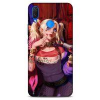 Huawei Psmart 2019 Uyumlu Kılıf Harley Quinn (21) Koruyucu Kapak Kırmızı