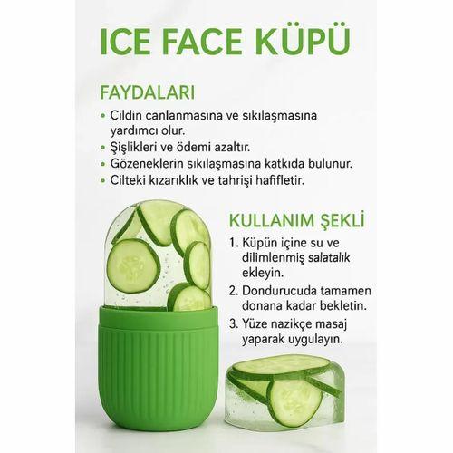 Ice Roller Buz Silindiri Terapi Etkili Yüz Masaj Ve Cilt Bakım Aleti