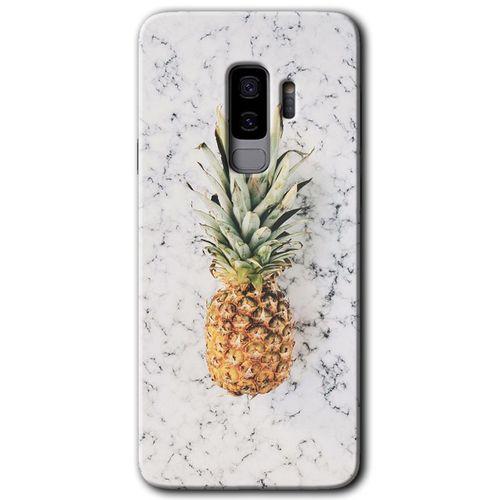 Potkal Hediye Fabrikası Samsung Galaxy S9 Plus Kılıf HD Desen Baskılı Arka Kapak - Ananas