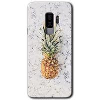 Potkal Hediye Fabrikası Samsung Galaxy S9 Plus Kılıf HD Desen Baskılı Arka Kapak - Ananas