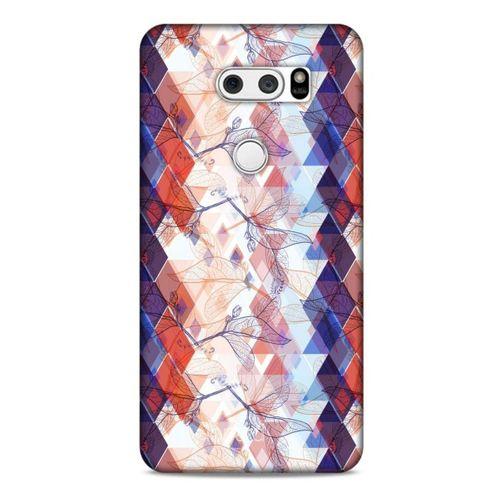 LG K40S Kılıf Pastel Renkler (3) Kapak Kırmızı Lacivert
