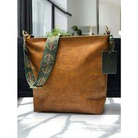 VELSE Suni Deri Bayan Omuz Çantası