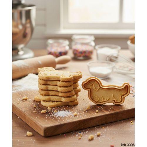 Sevimli Kopek Sekillendirici Kalip Kurabiye Hamur Kesici Oyun ve Seker Hamuru Seti