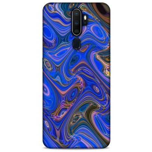 Oppo A9 2020 Uyumlu Kılıf Mavi Delisi (5) Koruma Kabı Mermer