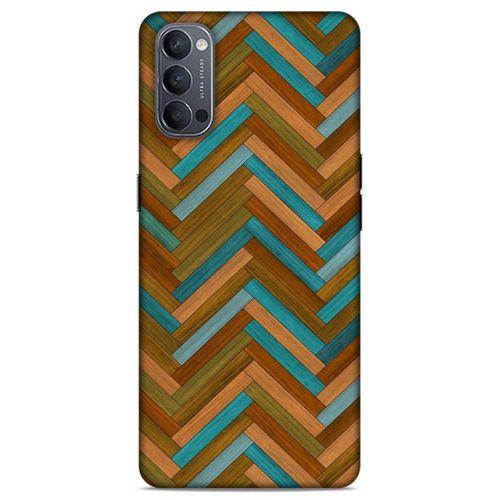 Lopard Oppo Reno 4 Uyumlu Kılıf Wood'X (38) Neo Hybrid Kılıf Desenli