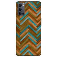 Lopard Oppo Reno 4 Uyumlu Kılıf Wood'X (38) Neo Hybrid Kılıf Desenli