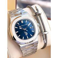 U.S.Polo Assn Çelik Kasa Ve Kordon 2 Yıl Garantili 3 Atm Suya Dayanıklı Erkek Kol Saati E.PA1150-03