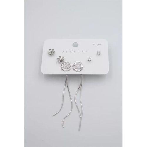 Çoklu Set Küpe - Gümüş