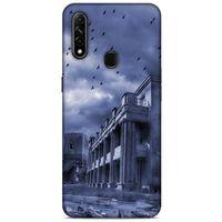 Oppo A31 Kılıf Depresyon (39) Liquid Crystal Kılıf Şeker Pembe Bordo