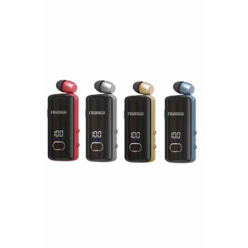 F580 Dijital Göstergeli Makaralı Titreşimli Bluetooth Kulaklık Gold