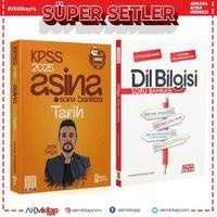 İsem 2025 KPSS Tarih Aşina ve AKM Dil Bilgisi Soru Bankası Seti 2 Kitap