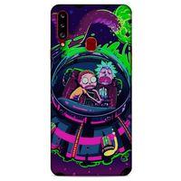 Samsung Galaxy A20s Uyumlu Kılıf Rick And Morty (30) Silicone Case Doofus Rick