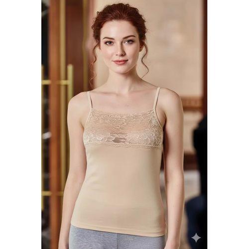 Berrak Kadın Dantelli İp Askılı Atlet 2046