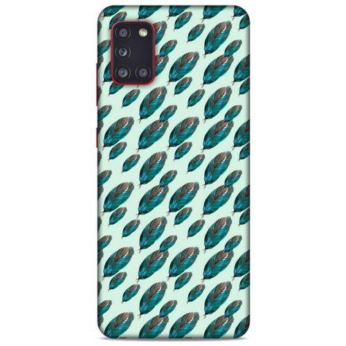 Samsung Galaxy A31 Kılıf Desenli Özel Seri Tüyler (50) Shockproof Kılıf