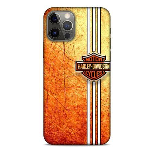 Apple iPhone 12 Pro Uyumlu Kılıf Motorsiklet (50) Shockproof Kılıf Harley