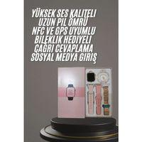 Yeni Nesil Kadın Akıllı Saat Rose Gold Android Ve İos Uyumlu
