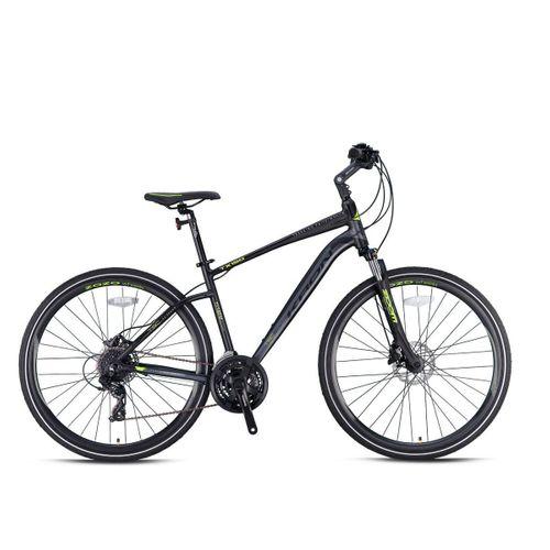 Kron TX150 28 Jant Trekking Bisiklet Mat Siyah-Neon Sarı 46 cm