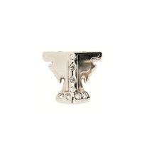 Kelebek Taşlı Ahşap, Sunta Sandık Ayağı, Kutu Ayak 3,5 Cm - Nikel