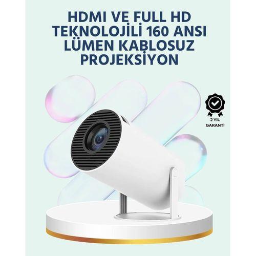 160 Ansı Lümen Parlaklığa Sahip Geniş Ekran Projeksiyon