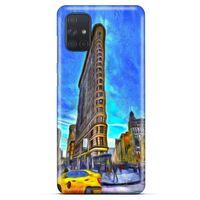 Samsung Galaxy M51 Kılıf Dünya Mimarisi (7) Telefon Kılıfı Flat Iron New York