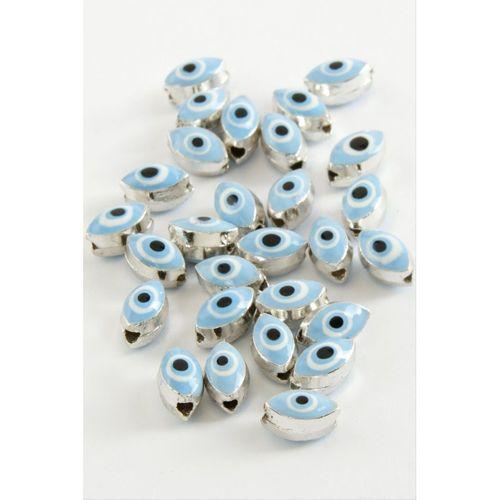 Oval Nazar Mineli Bileklik ve Kolye Ucu Aparatı 1 Adet