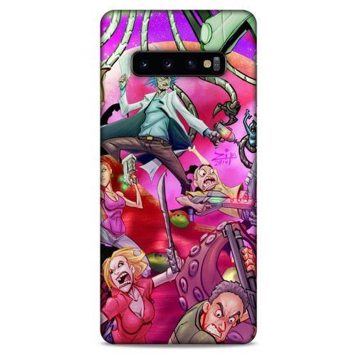 Samsung Galaxy S10 Plus Uyumlu Kılıf Rick And Morty (43) Thin Fit Kılıf Jerry C-500A
