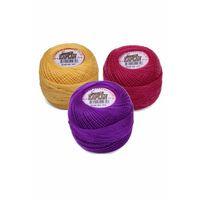 3 Adet Kaplan Etamin Ve Kanaviçe İpi 8 No Kod/Renk: 347 - 115 - 915 - Ryl