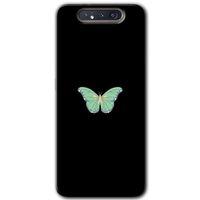 Potkal Hediye Fabrikası Samsung Galaxy A80 HD Baskılı Kılıf + 9D Tam Ekran Koruyucu - Butterfly Tree