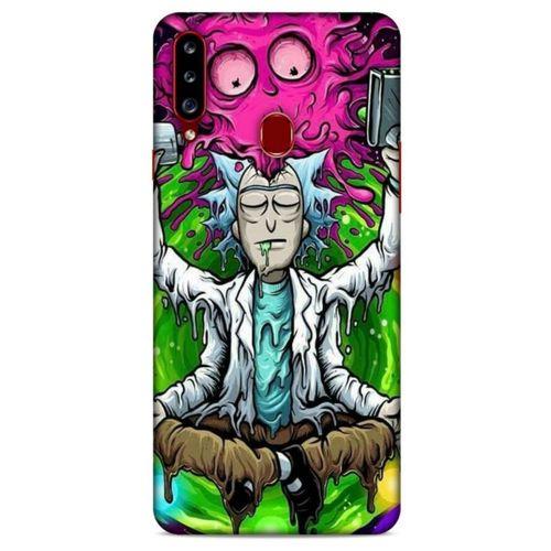 Samsung Galaxy A20s Uyumlu Kılıf Rick And Morty (29) Arka Koruma Kılıfı Council of Ricks
