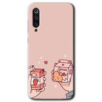 Potkal Hediye Fabrikası Xiaomi Mi 9 SE Kılıf HD Desen Baskılı Arka Kapak - Meyveli Süt